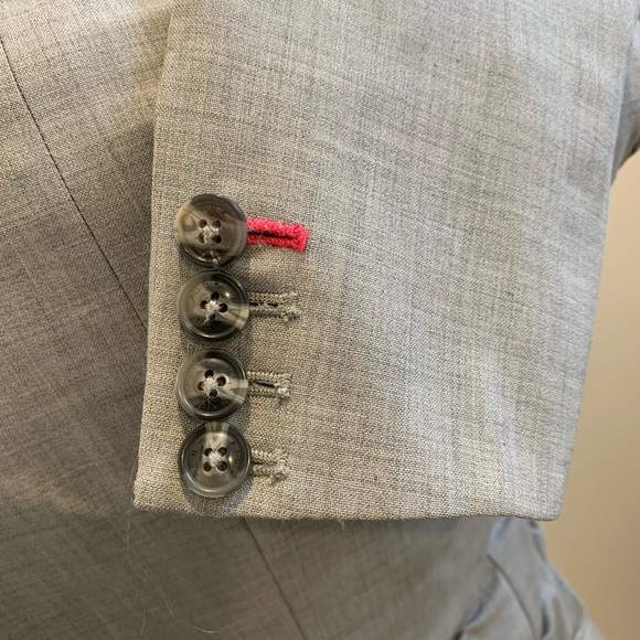 Pink Tartan suit jacket with amazing detail - Picture 4 of 9